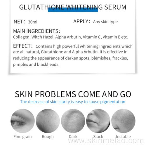 Custom Whitening Glutathione Arbutin Niacinamide Skin Serum